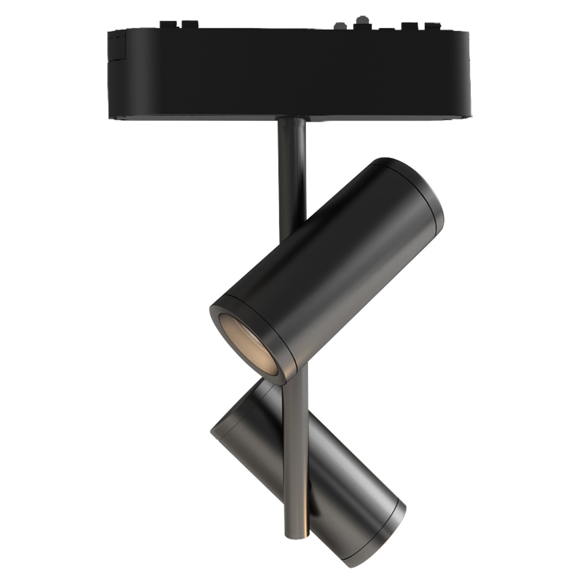 VK/04472/TR/B/DW/2 Φωτιστικό μαγνητικής ράγας 40V, LED, 2x9W, 2700K-6000K, CRI>90, 1218lm, 24°, CRI>90, IP20, μαύρο